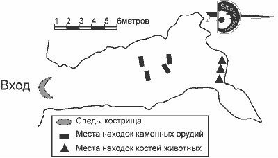 Карта грота Проскурякова